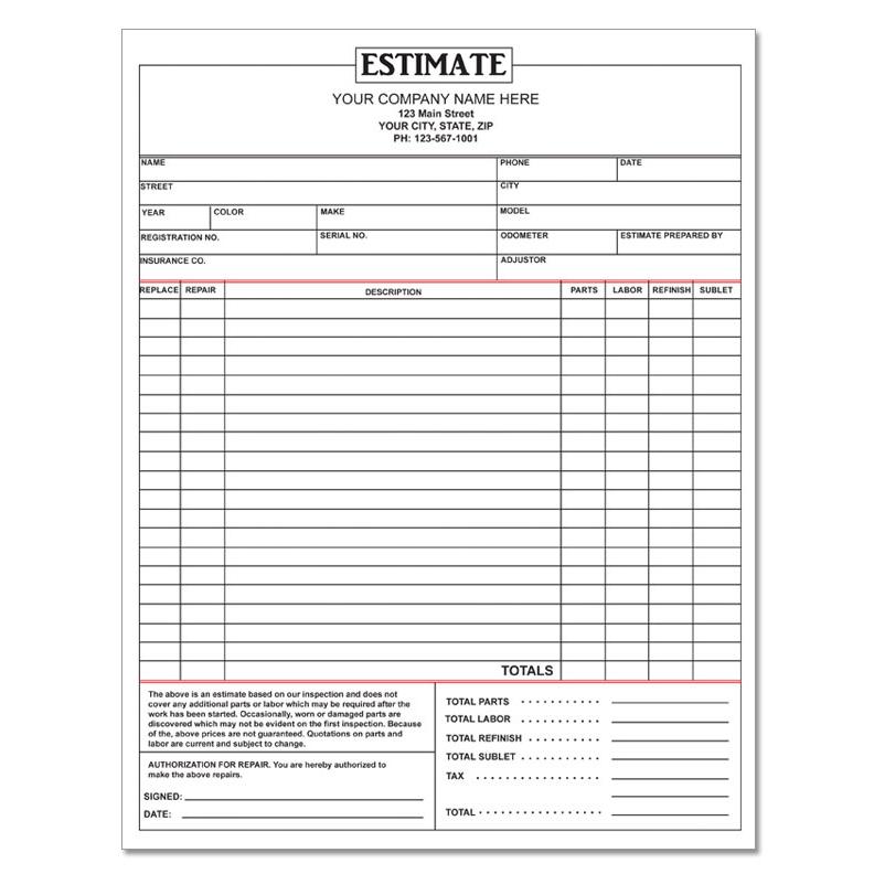 vehicle-repair-estimate-template-invoice-template