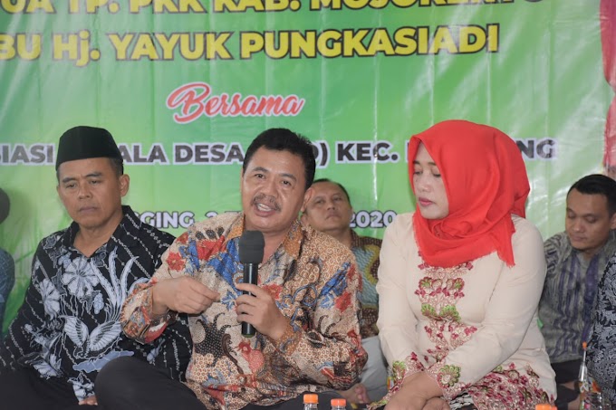 Silaturahmi Asosiasi Kepala Desa (AKD) Tahun 2020 "Tinggal 224 Km Lagi, Pemkab Geber Infrastruktur Jalan"