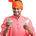 Happy Indian Farmer with Money Transparent Image