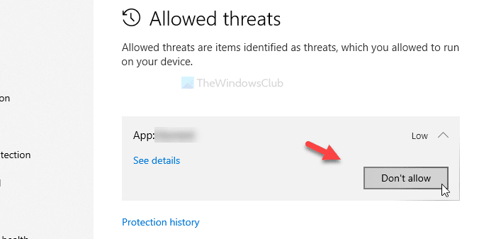 Cómo permitir manualmente un archivo o una aplicación bloqueados en Seguridad de Windows