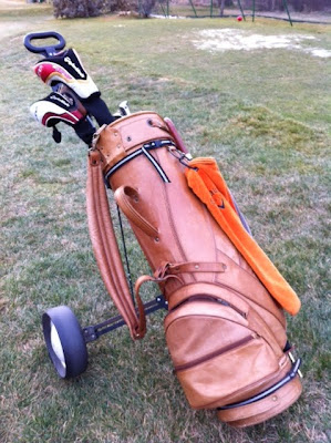 Bolsa de cuero de golf