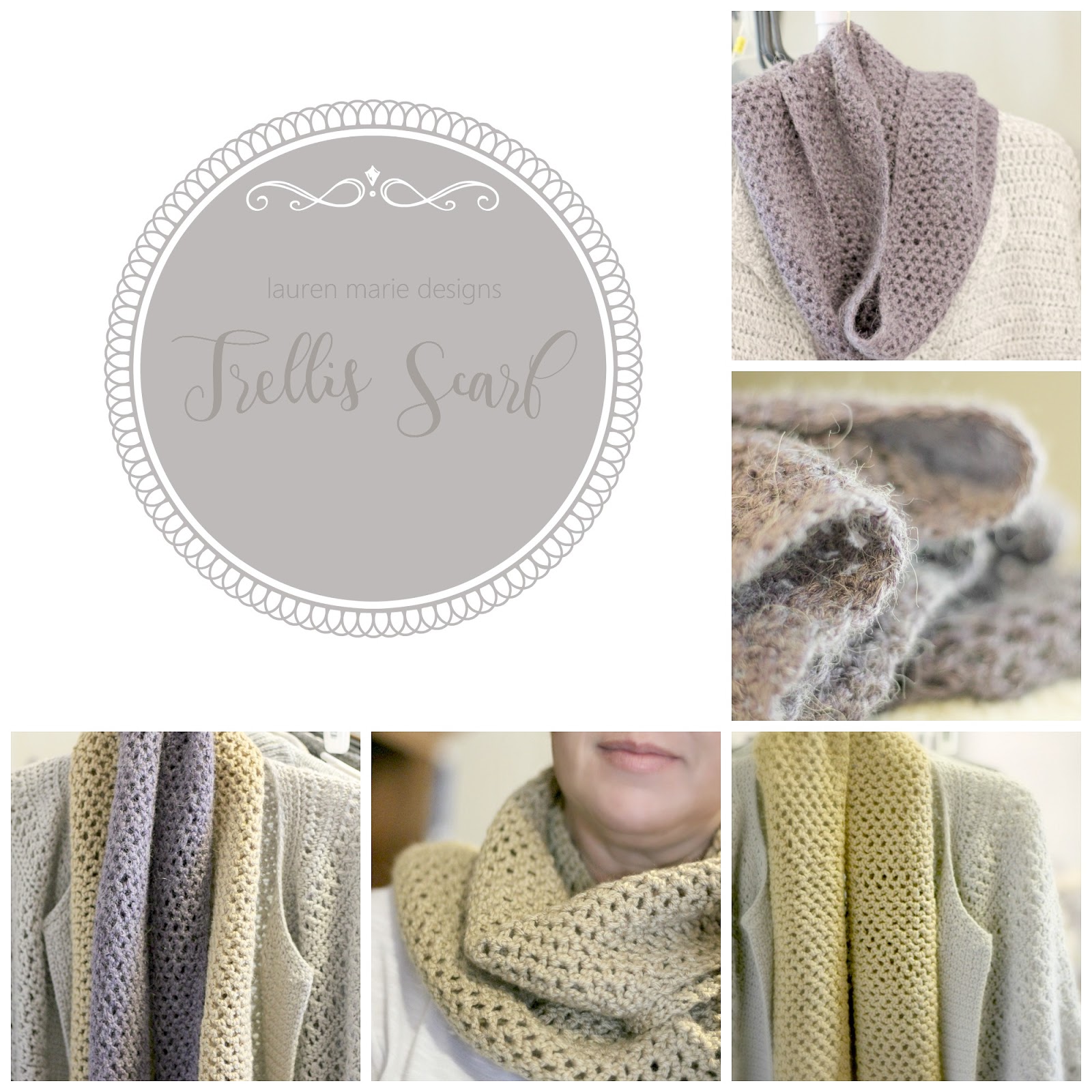 Trellis Scarf / Free Pattern