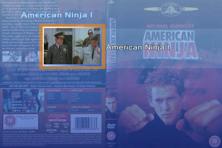 American Ninja 1985 DVD CUSTOM Mega