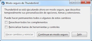 recuperar password en thunderbird