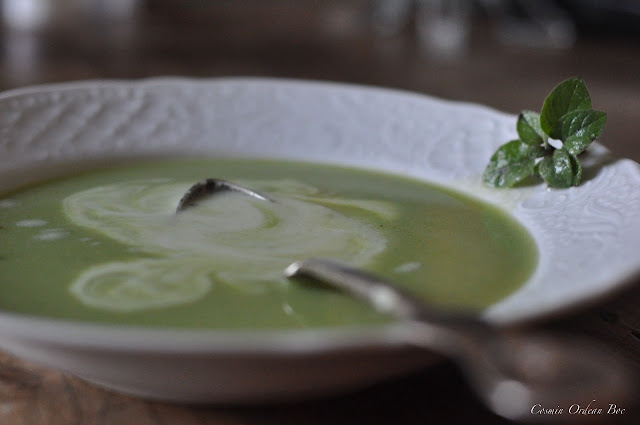 Supa crema de broccoli si sparanghel