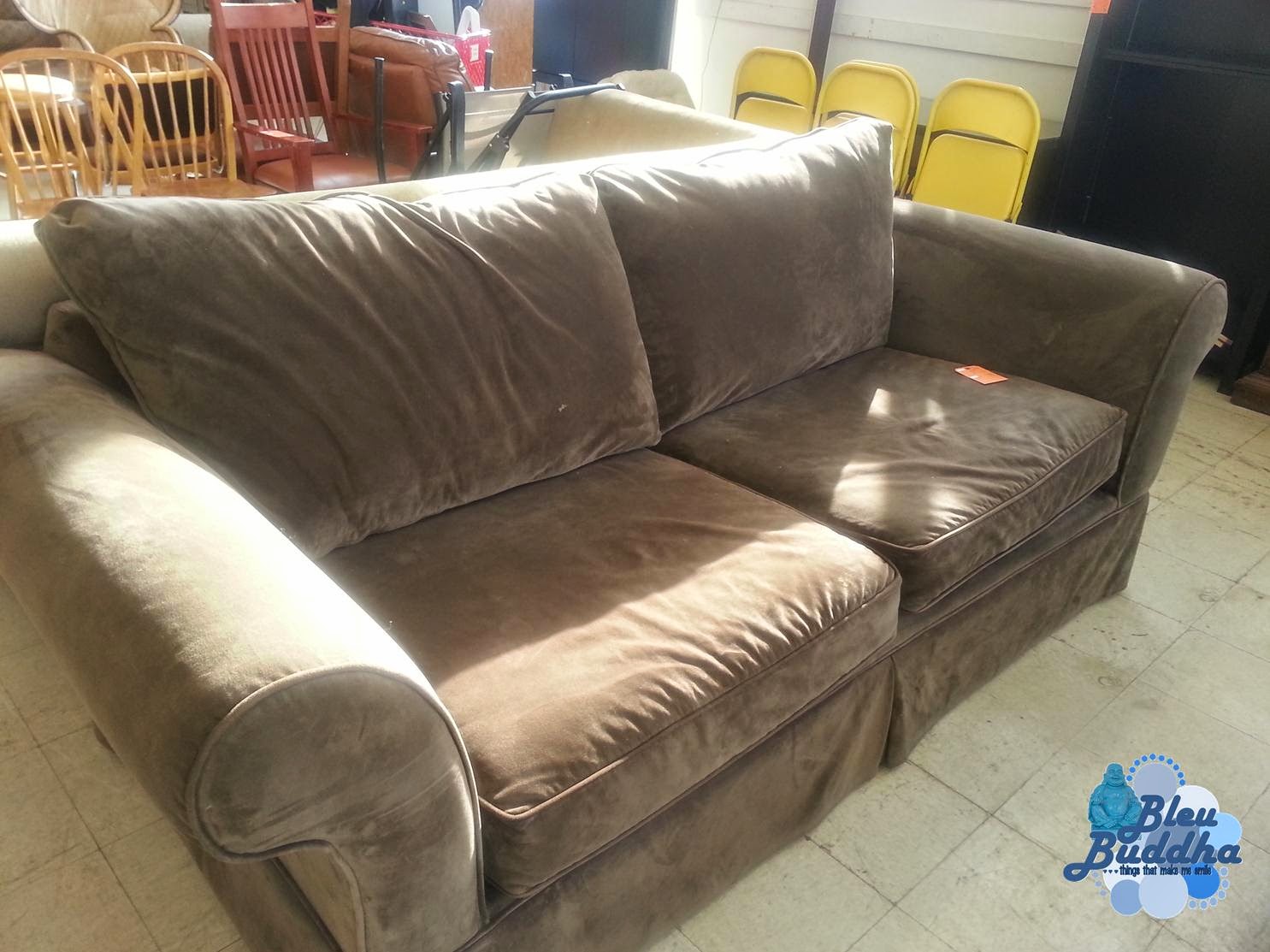 The Bleu Buddha Fitting In Story of the "Used" Sofa