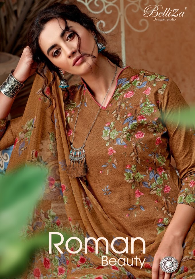 Belliza Designer Roman Beauty Jam Silk Salwar Kameez Collection