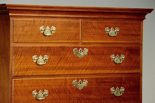High Chest Tallboy with crown molding