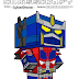 Free Download Papercraft Optimus Prime by CyberDrone