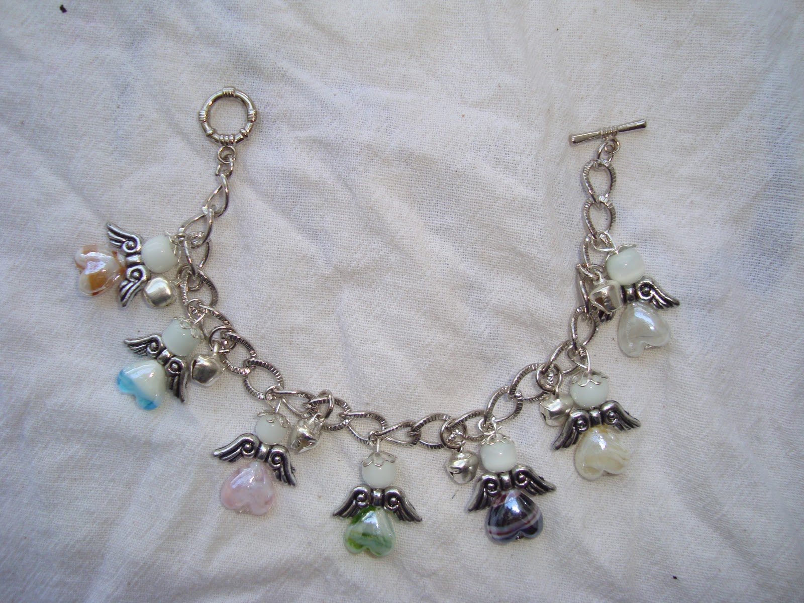 Pulsera De Los 7 Arcangeles Plata tiendatuangel.blogspot.com