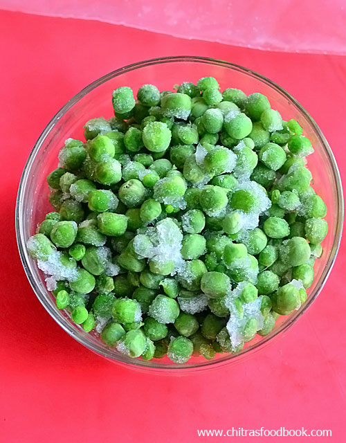 How to make frozen green peas at home Chitra's Food Book