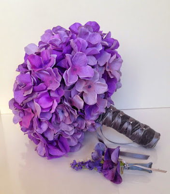Ramos de novia con hortensias Ramos de novia con hortensias