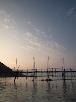 Pulau Besar at dawn