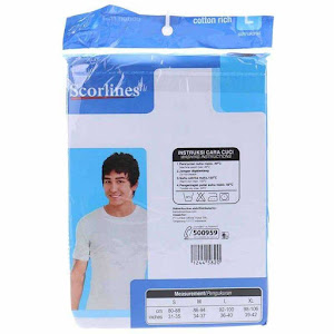 Kaos Oblong Polos Scorlines Misty