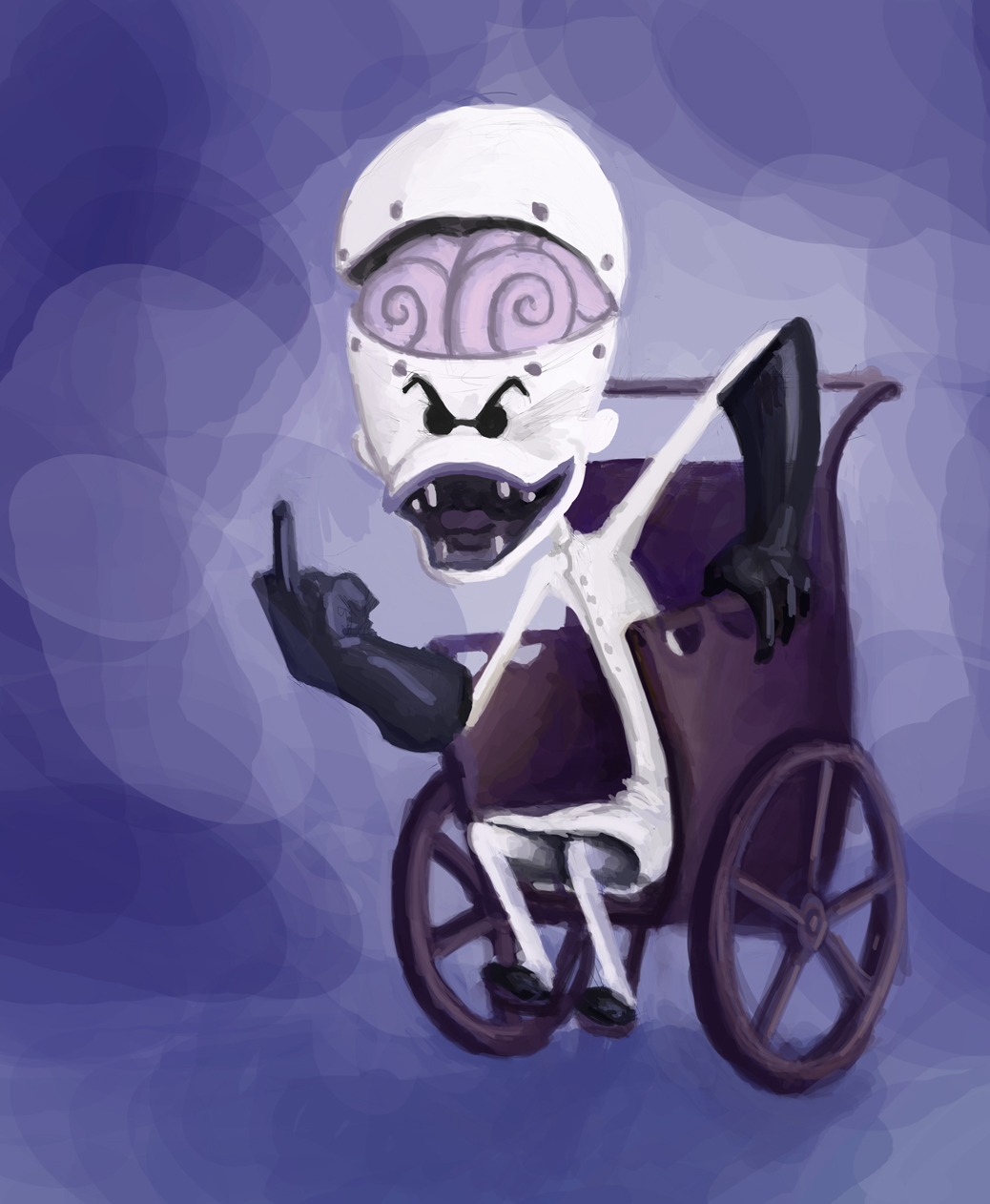 PC Illustration Quest: the Nightmare Before Christmas: Dr. Finklestein