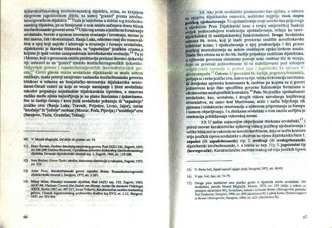 SEVDALINKE: Dževad A. Jahić: Jezički izvori sevdalinke. U: Jezik ...