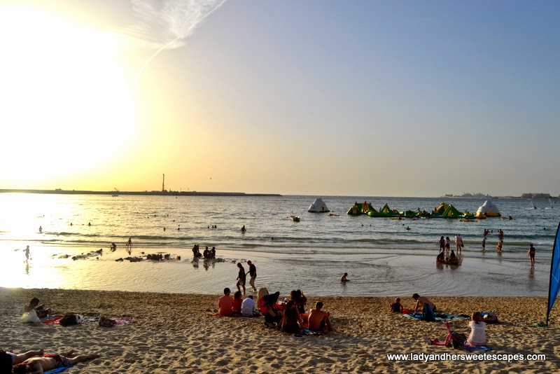JBR beach in Dubai