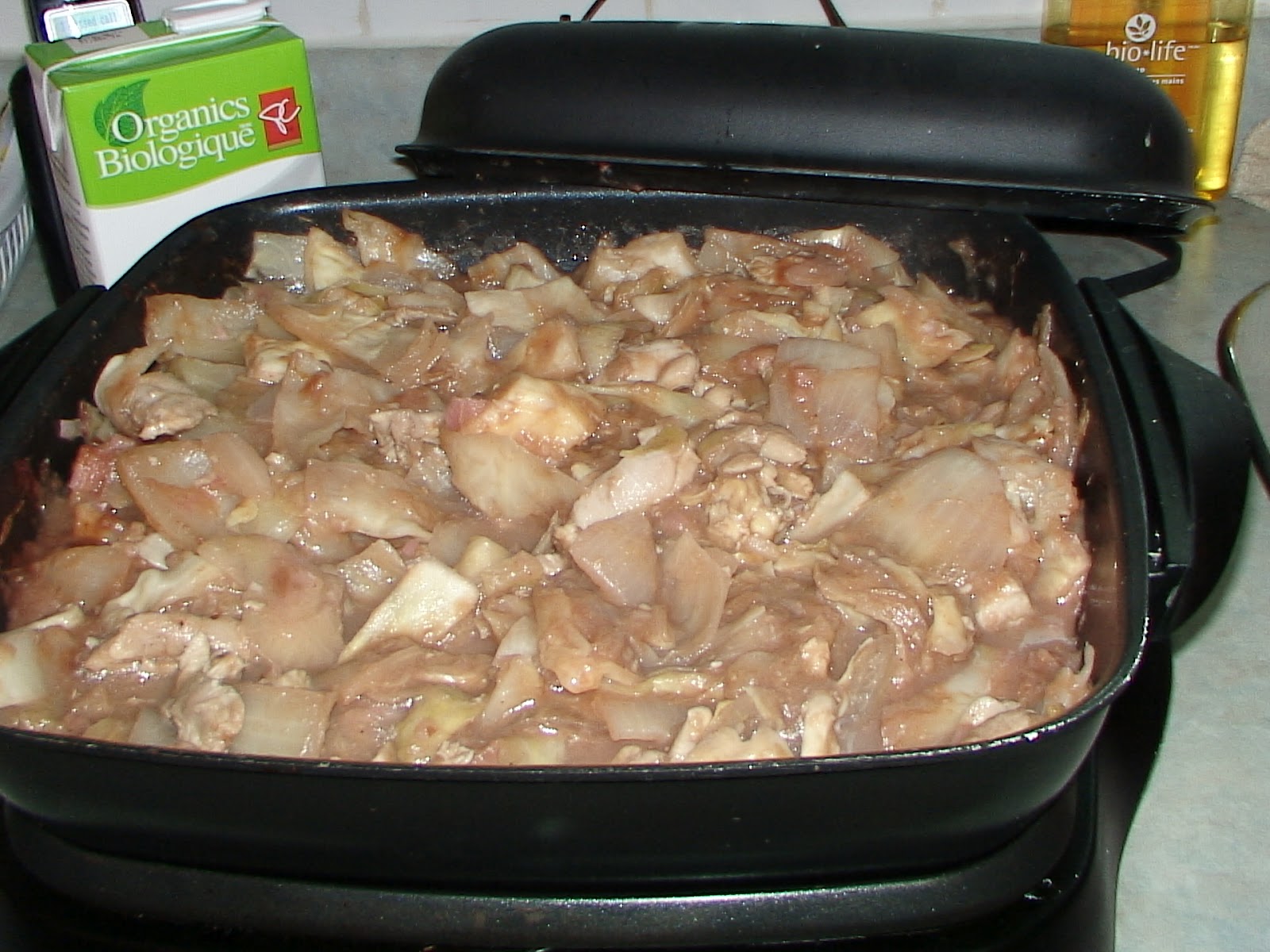 Rhubarb Apple Butter Chicken