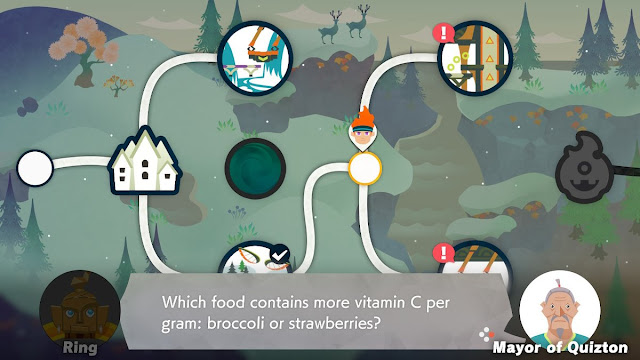 Ring Fit Adventure World 15 Quizton food contains more vitamin C per gram broccoli strawberries
