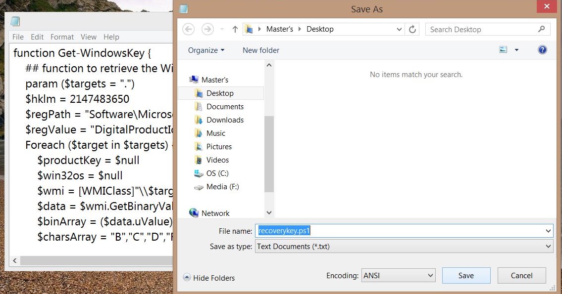 Find Windows 8 Product Key Using Cmd