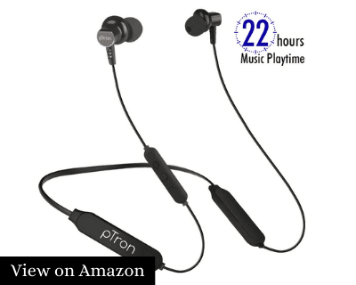 pTron Zap Magnetic Wireless Earphones under 1000 in India