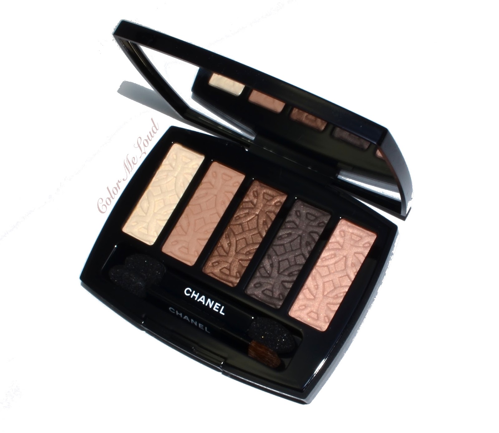 Chanel Eyeshadow Palette in Entrelacs & Chanel Joues Contraste #260  Alezane, Review, Swatch & FOTD