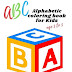 ABC Alphabetic coloring book for kids age 3 to 5