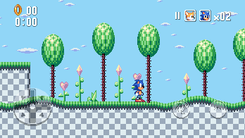 The game is Sonic Sms Remake.Fantastic remake the sonic Master