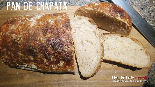 PAN DE CHAPATA (Fácil y sin amasado)