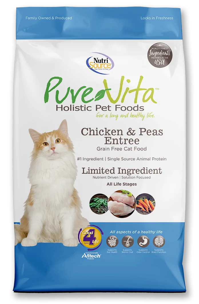 Cat Food Review Purevita Grain Free Chicken Peas Entree