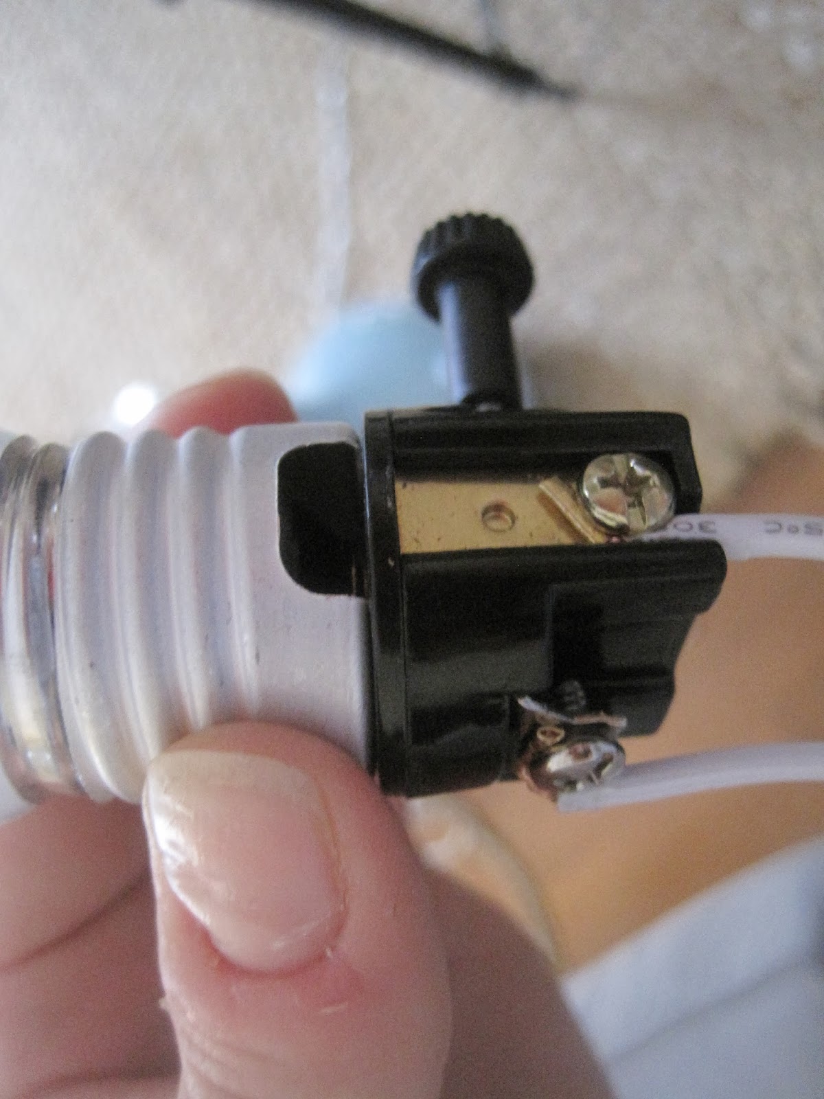 Decorated Chaos How to Rewire a Lamp