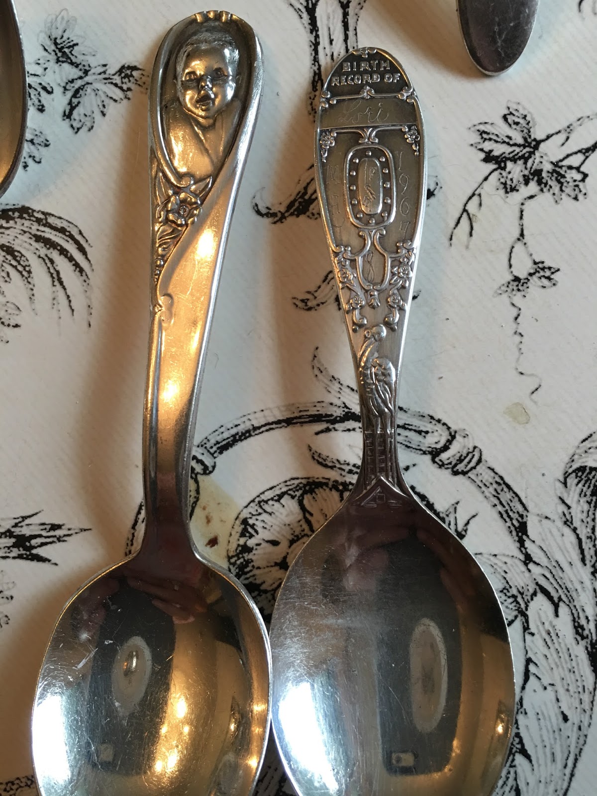 Curtains In My Tree Sterling Silver Spoons