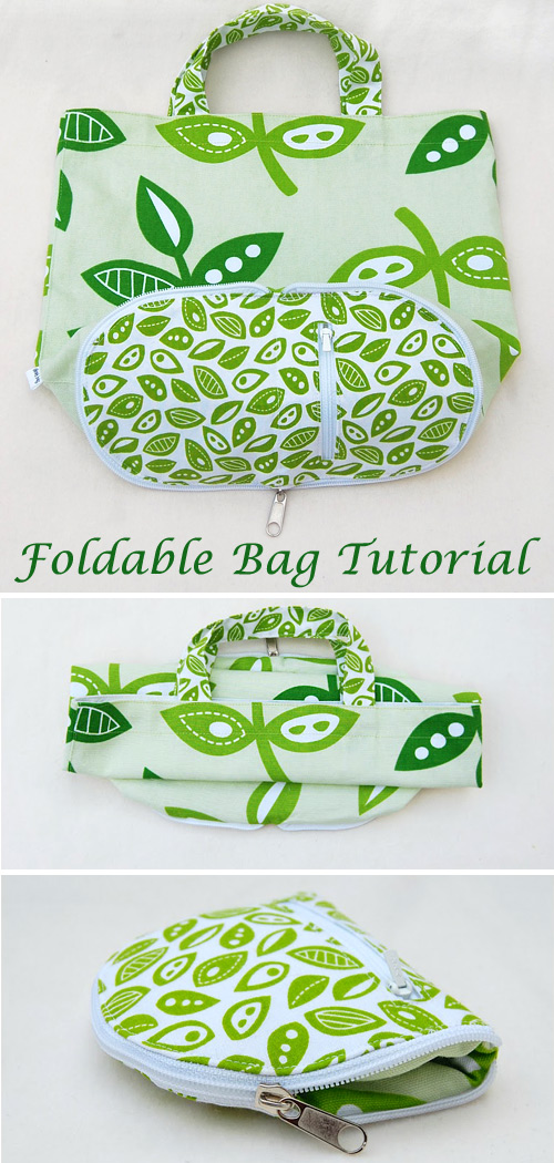 Compact Foldable Shopping Bag Tutorial Compact Foldable Shopping Bag Tutorial