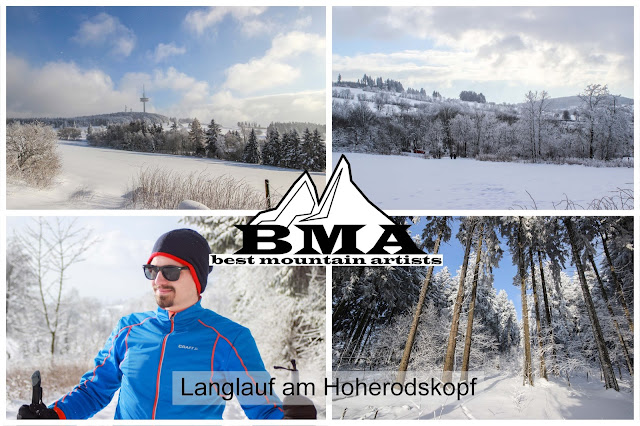 Langlauf Skifahren schnee Hoherodskopf Vogelsberg Hessen Best Mountain Artists