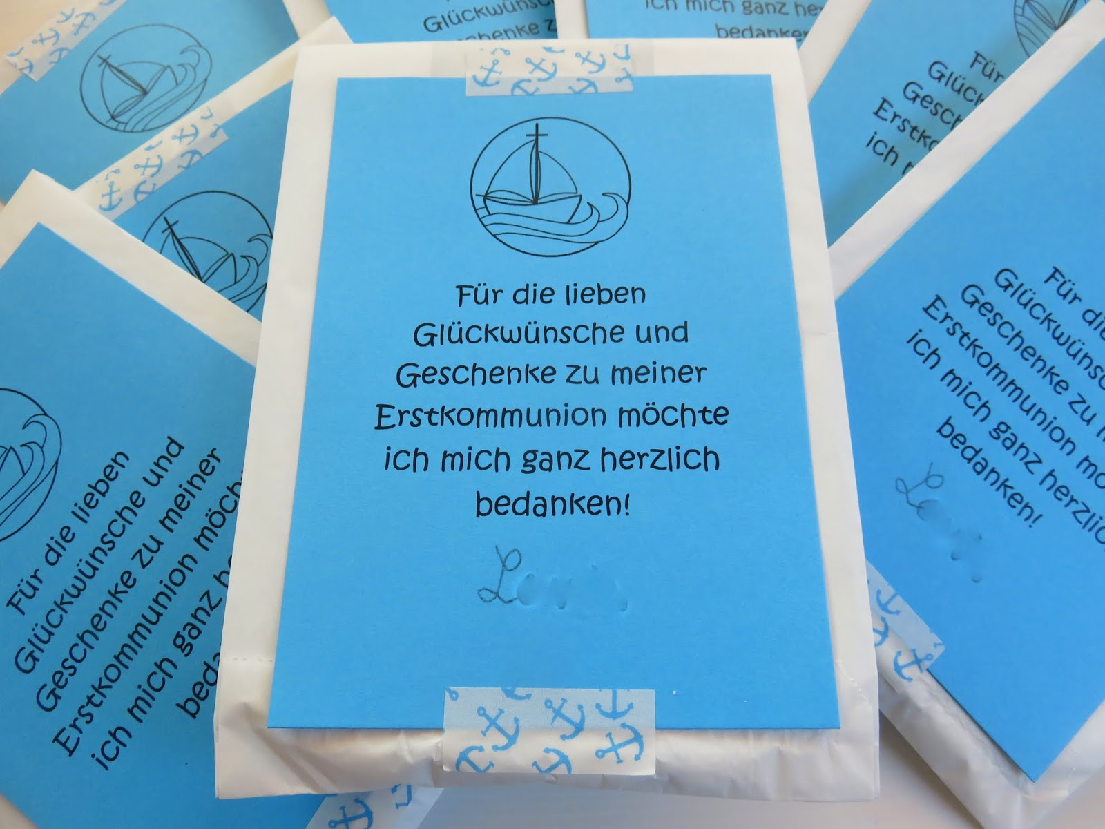 Dankeschön Mitgebsel