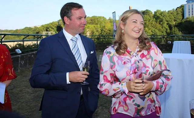 Hereditary Grand Duke Guillaume and Hereditary Grand Duchess Stephanie