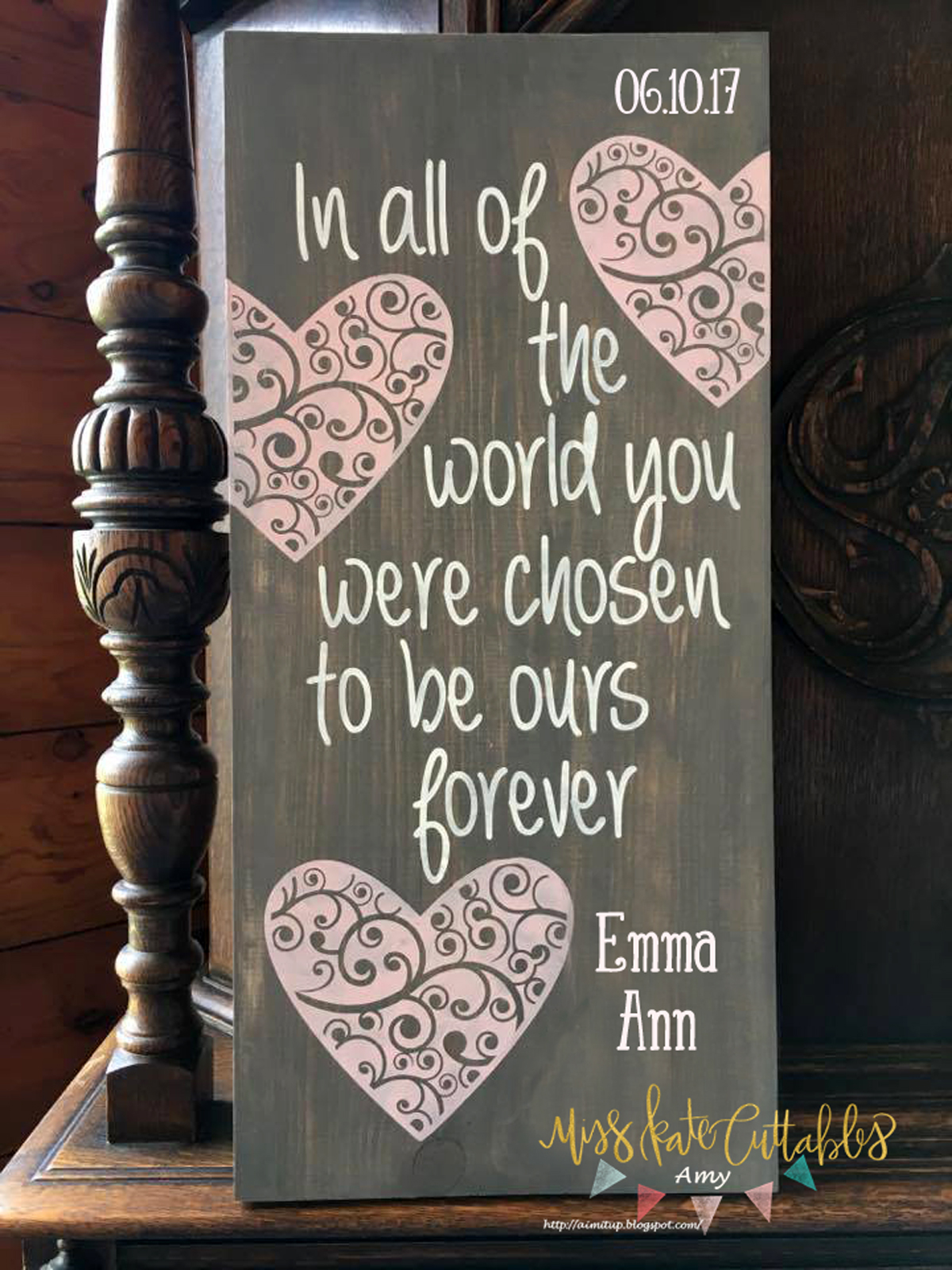 Amys Collages and Other Scrap Stuff In All the World Sign