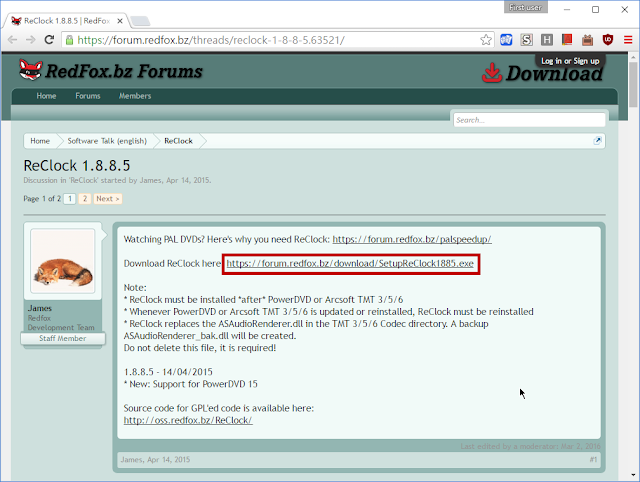 睇片研究所: Reclock將畫面400%同步個螢幕