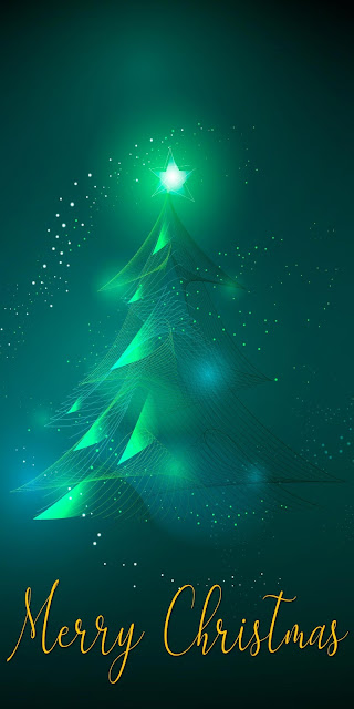 Christmas tree iphone green wallpaper