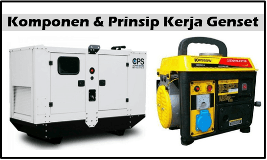 komponen genset dan fungsinya