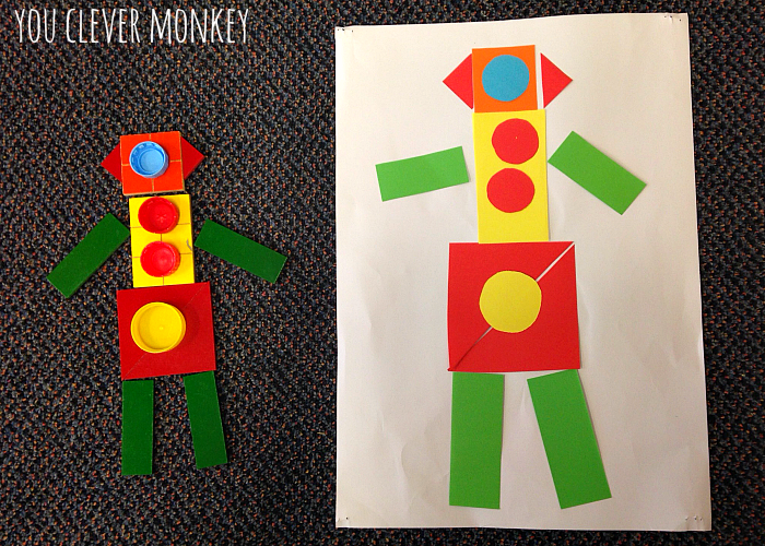 shape collage for preschool