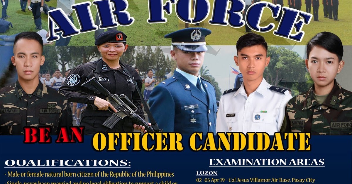 Join the Philippine Air Force Be an Officer Candidate! Cagayan de