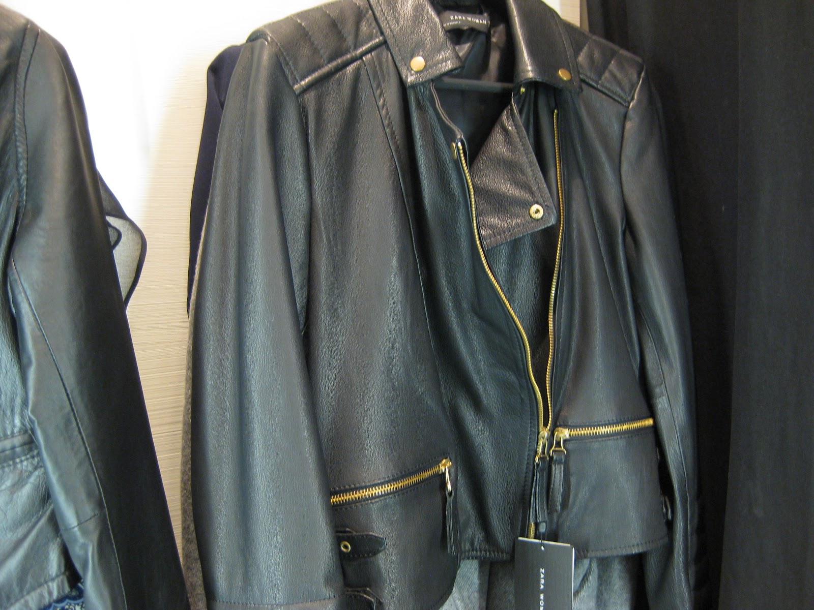 Style into Action: A tale of two leather jackets - Zara