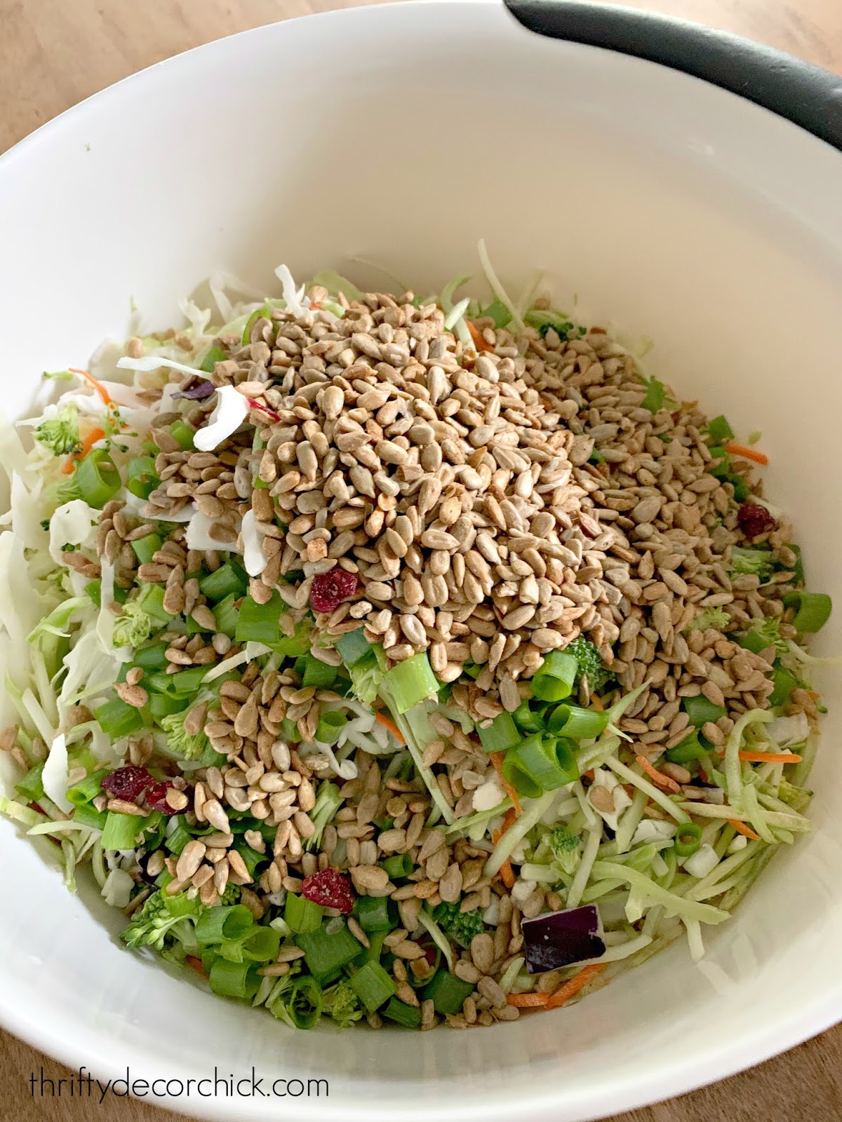 Easy fresh summer salad with ramen