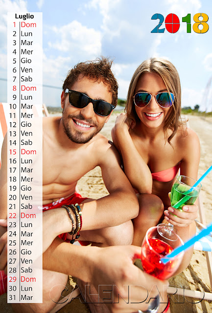 Calendario mensile 30x45