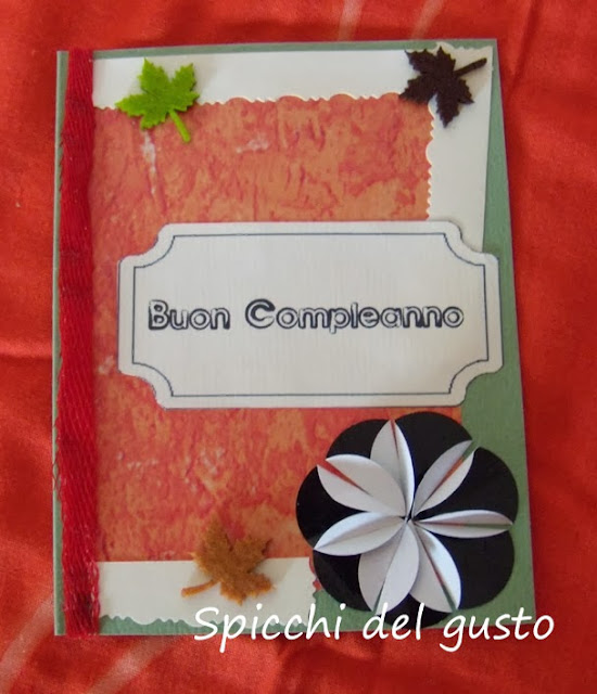 un bigliettino d'auguri speciale