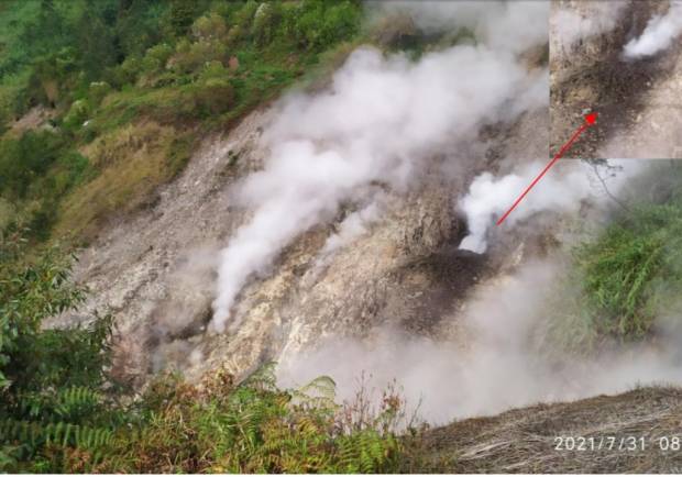 Masyarakat Diminta Jangan Mendekati Kawah Siglagah Gunung Dieng  Lantaran Berpotensi Semburkan Lumpur