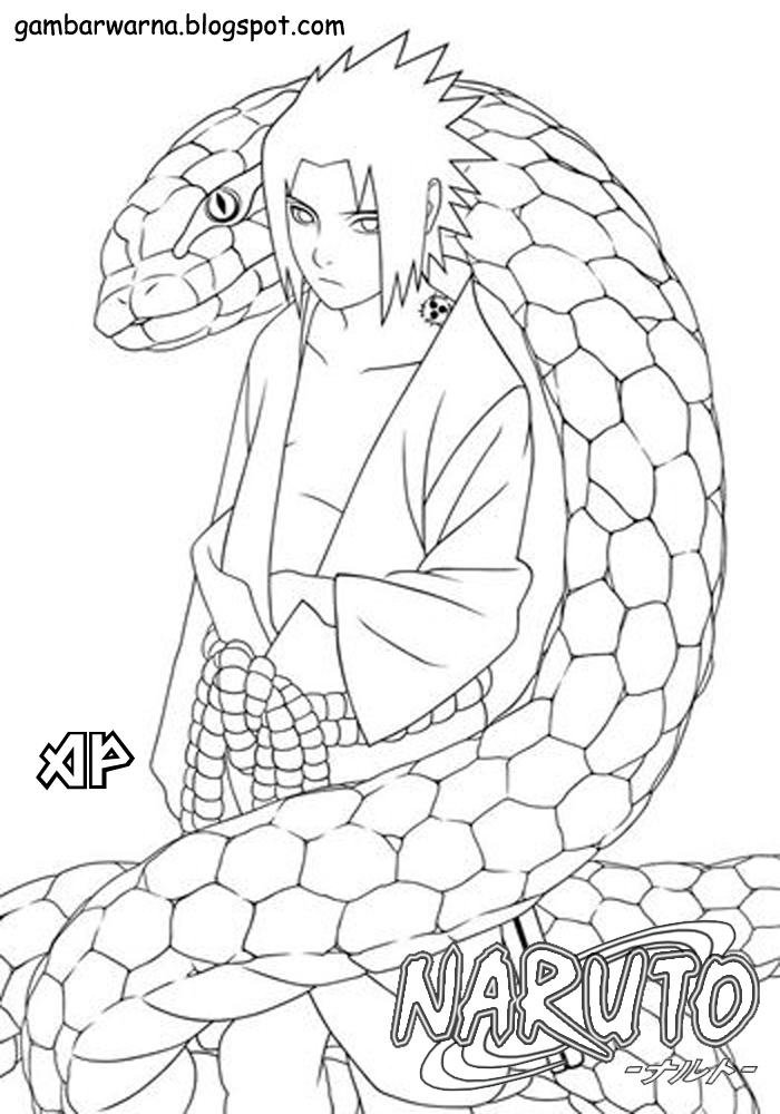 Spesial 41+ Gambar Mewarnai Naruto Dan Sasuke
