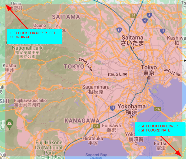 Determine Coordinate Extent