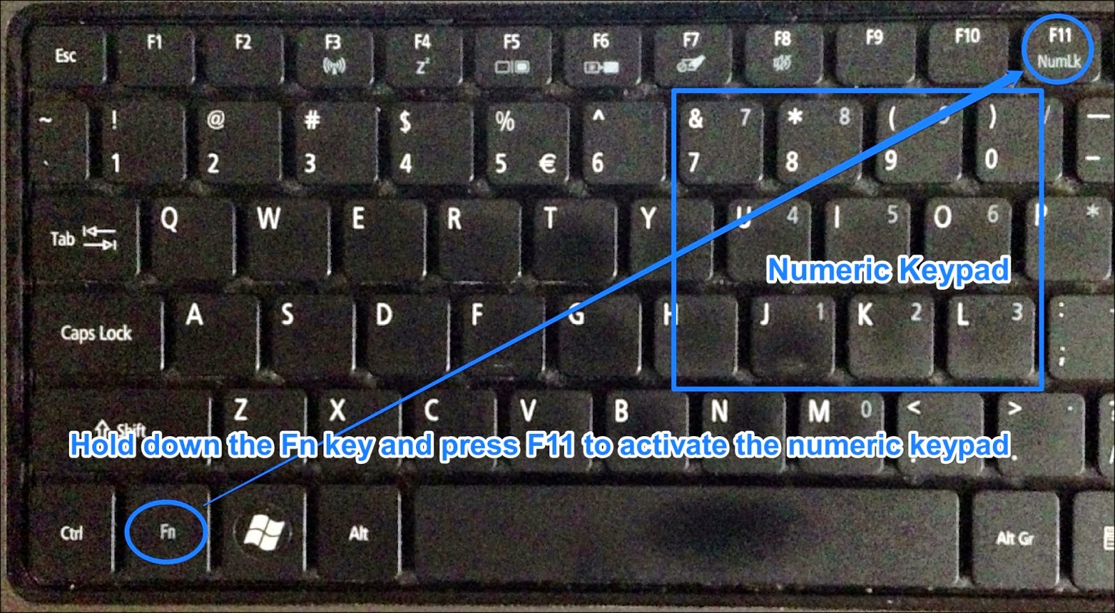 masalah keyboard mengetik huruf keluar angka